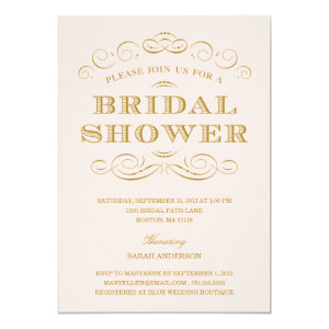 CLASSY SHOWER | BRIDAL SHOWER INVITATION