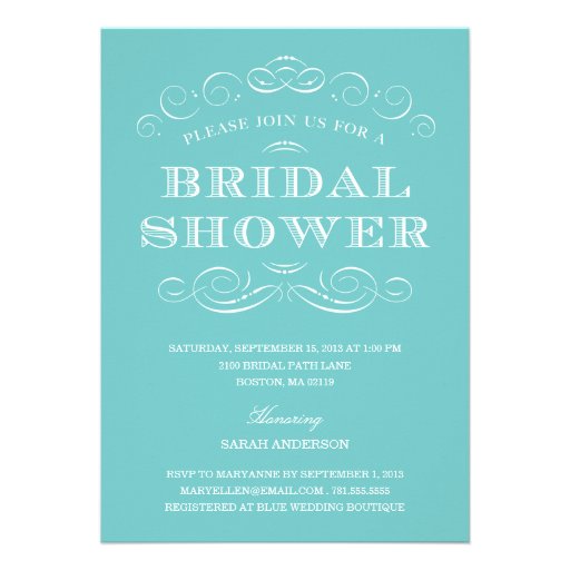 CLASSY SHOWER | BRIDAL SHOWER INVITATION