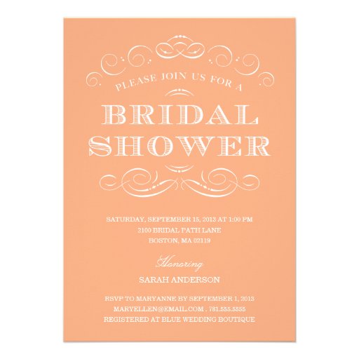 CLASSY SHOWER | BRIDAL SHOWER INVITATION