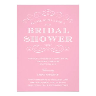 CLASSY SHOWER | BRIDAL SHOWER INVITATION