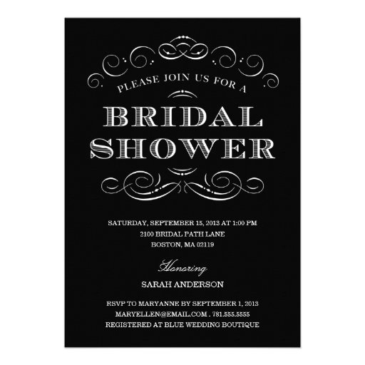 CLASSY SHOWER | BRIDAL SHOWER INVITATION