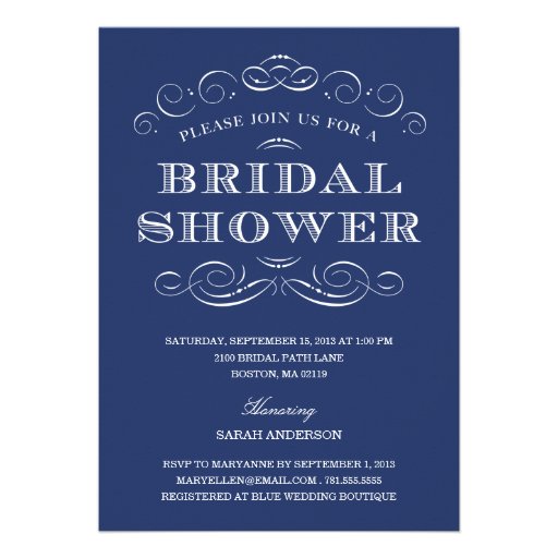 CLASSY SHOWER | BRIDAL SHOWER INVITATION