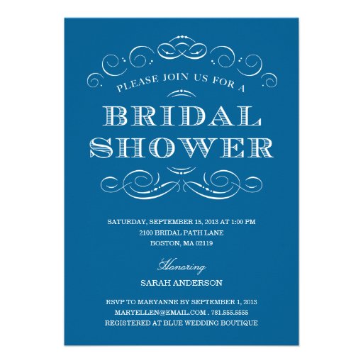 CLASSY SHOWER | BRIDAL SHOWER INVITATION