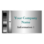 Classy Silver Frame Business Cards