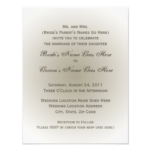 Classy Simple Photo Wedding Invitations