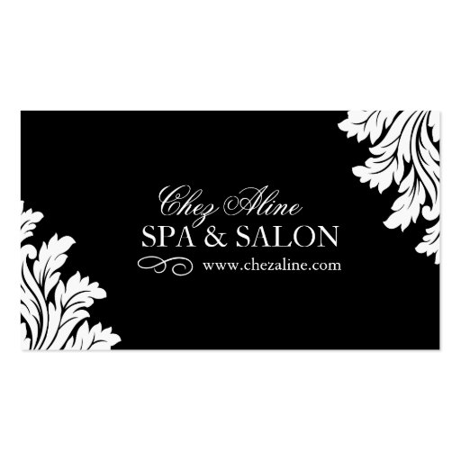 Classy Spa and Salon Business Card (front side)