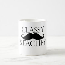 Classy Stache Mustache Coffee Mug