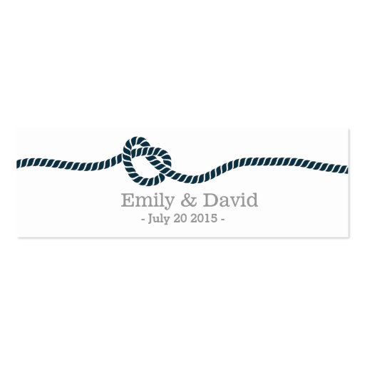 Classy Tying the Knot Wedding Website Insert Card  Zazzle