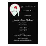 Classy Vintage Flapper ~ Bridal Shower Personalized Invitation