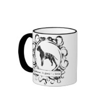 Classy Weathered American Staffordshire Terrier Coffee Mug