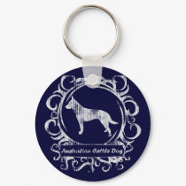 Classy Weathered Australian Cattle Dog keychains by MenagerieMayhem Classy Weathered Australian Cattle Dog keychains