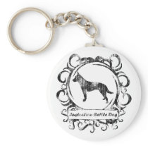 Classy Weathered Australian Cattle Dog Key Chains