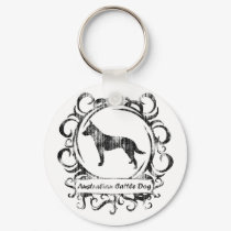 Classy Weathered Australian Cattle Dog keychains by MenagerieMayhem Classy Weathered Australian Cattle Dog keychains