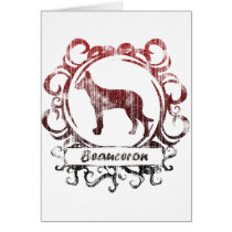 Classy Weathered Beauceron Cards