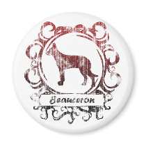 Classy Weathered Beauceron Magnets
