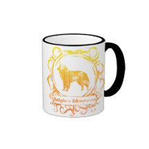 Classy Weathered Belgian Sheepdog Mugs