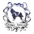  - Beautiful, elegant Belgian Tervuren shirts, with a weathered look for a cool retro vibe. The dog breed silhouette is in the center, surrounded by swirls, and the name is printed underneath. Available in two different colors, on a variety of Tervuren t-shirts, mugs, and other merchandise.: Sizes  Available colors: mossheather