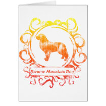 Classy Weathered Bernese Mountain Dog Cards