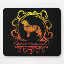 Classy Weathered Bernese Mountain Dog Mousepads