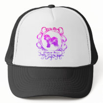 Classy Weathered Bichon Frise hats
