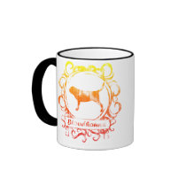 Classy Weathered Bloodhound Coffee Mugs