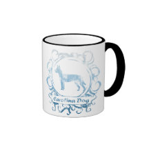 Classy Weathered Carolina Dog Mugs