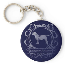 Classy Weathered Labrador Retriever Key Chain