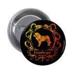Classy Weathered Leonberger Pinback Buttons