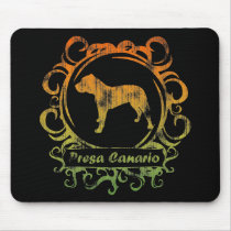 Classy Weathered Presa Canario mousepads by MenagerieMayhem Classy Weathered Presa Canario mousepads