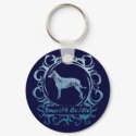 Classy Weathered Smooth Collie keychains by MenagerieMayhem Classy Weathered Smooth Collie keychains