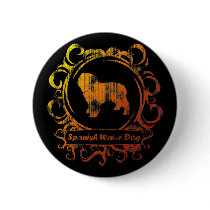 Classy Weathered Spanish Water Dog Button