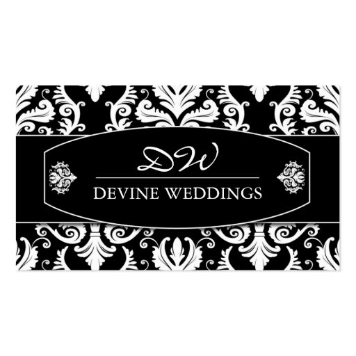 Classy  Wedding Planner Business Card (front side)