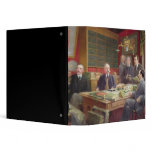 Claude Auge  in his Office with his Colleagues binders