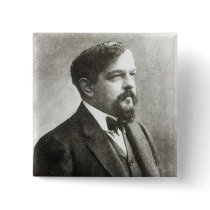 Claude Debussy, c.1908 Buttons