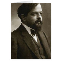claude debussy ca 1908, foto av félix nadar cards