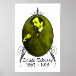 Claude Debussy Poster