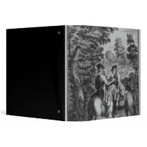 Claude Duval robbing Squire Roper 3 Ring Binders