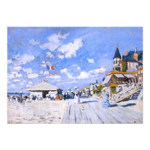 Claude Monet: At the Beach of Trouville Personalized Invitations
