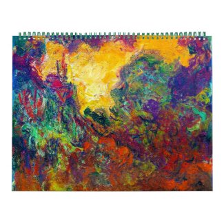 Claude Monet best fine art painting calendar 2014