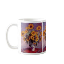 Claude Monet - Bouquet of Sunflowers mugs