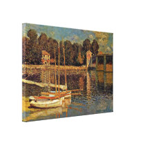 Claude Monet - Bridge at Argenteuil Canvas Prints