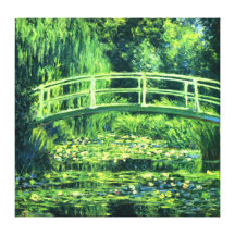 Claude Monet: Bridge Over a Pond of Water Lilies Gallery Wrap Canvas