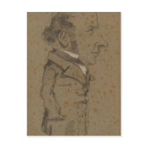 Claude Monet Caricature of a Man c. 1855-1856 Tech postcards by rahulbiswas Claude Monet Caricature of a Man c. 1855-1856 Tech postcards