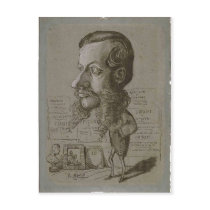 Claude Monet Caricature of L?on Manchon c. 1855-18 postcards by rahulbiswas Claude Monet Caricature of L?on Manchon c. 1855-18 postcards