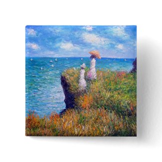 Claude Monet: Cliff Walk at Pourville zazzle_button