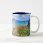 Claude Monet: Cliff Walk at Pourville mugs