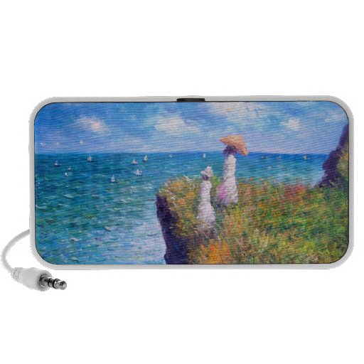 Claude Monet: Cliff Walk at Pourville iPod Speaker