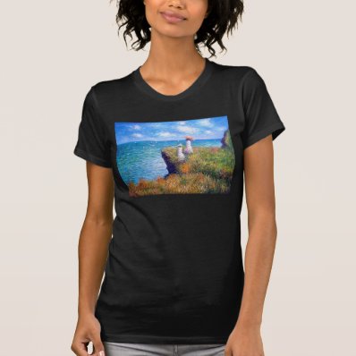 Claude Monet: Cliff Walk at Pourville T-shirt