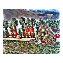 Claude Monet - Haystack at Giverny posters