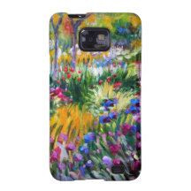Claude Monet: Iris Garden by Giverny Samsung Galaxy Cases